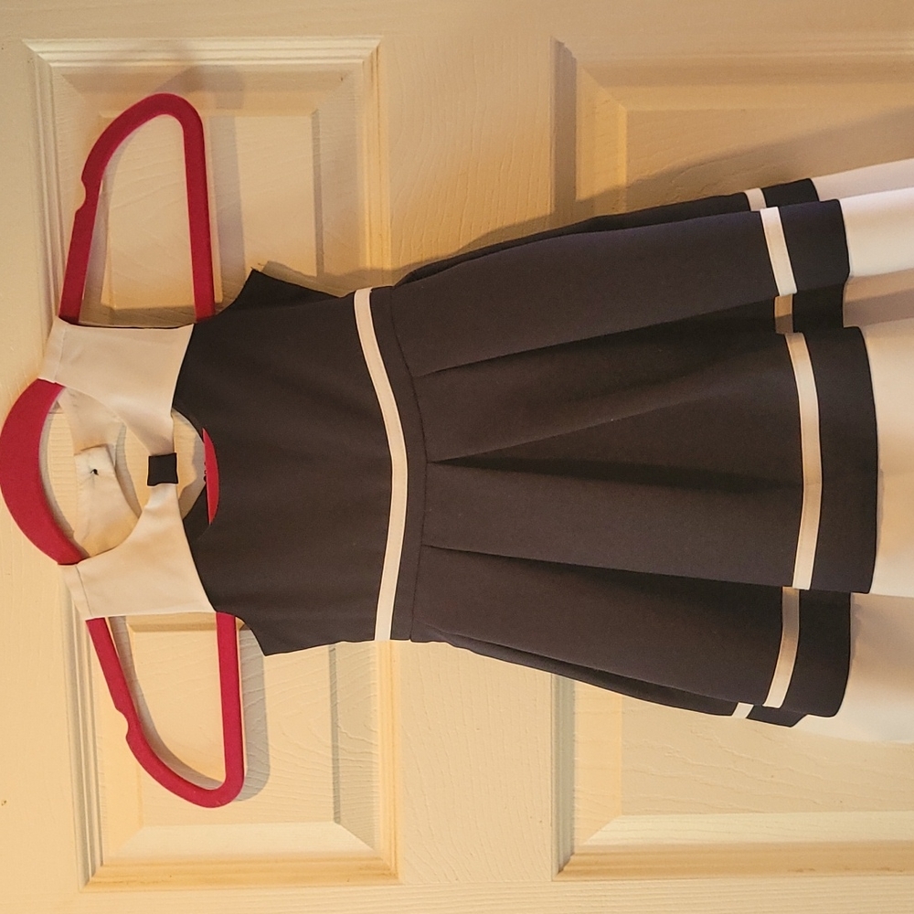 Navy Blue Salior Dress. Size 2T